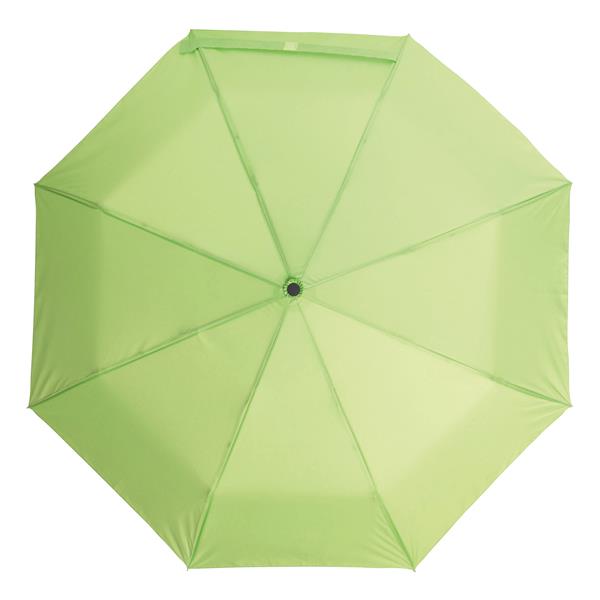 Automatyczny, wiatroodporny parasol kieszonkowy CALYPSO, jasnozielony-2942192