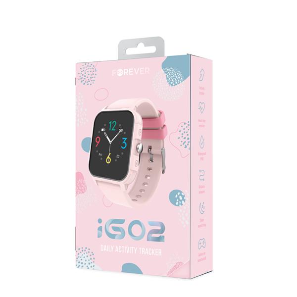 Forever smartwatch IGO 2 JW-150 różowy-3023229