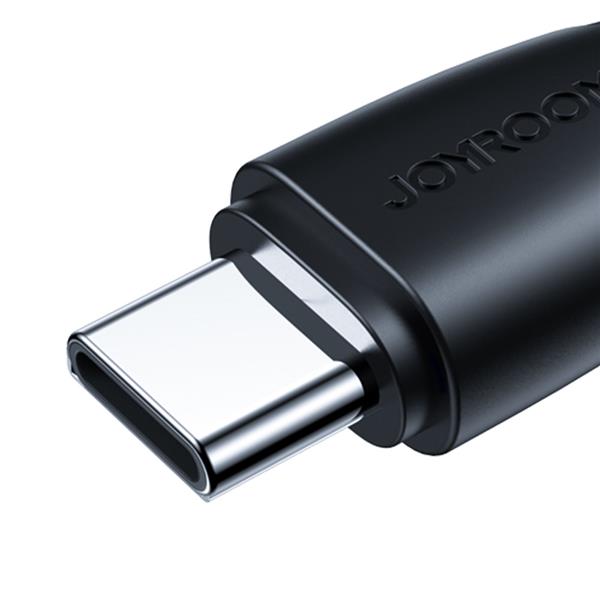 Joyroom kabel USB - USB C 3A Surpass Series do szybkiego ładowania i transferu danych 0,25 m czarny (S-UC027A11)-2968565