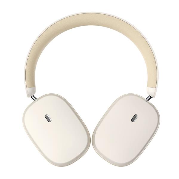 Baseus Bowie H1 słuchawki bezprzewodowe Bluetooth 5.2 ANC biały (NGTW230002)-2404086