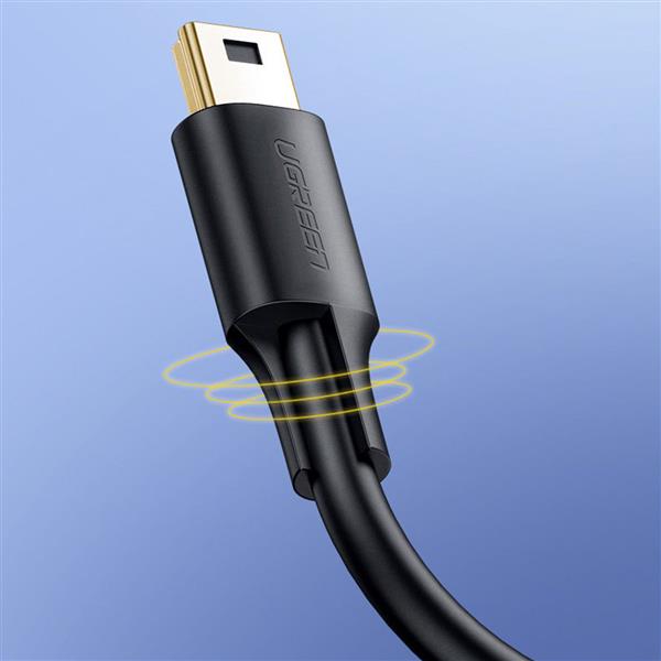 Ugreen kabel przewód USB - mini USB 480 Mbps 2 m czarny (US132 30472)-2602140