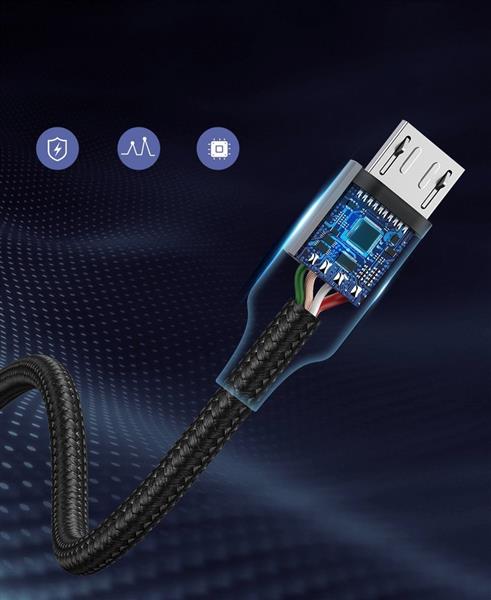 Ugreen kabel przewód USB - micro USB 0,5m szary (60145)-2150864