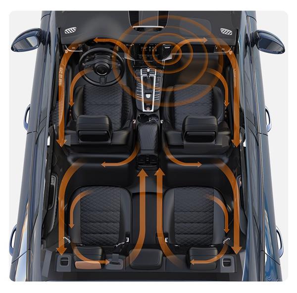 Baseus Metal Paddle ultracienki odświeżacz powietrza zapach samochodowy na kratkę wentylacyjną nawiew czarny (SUXUN-MP01)-2182512