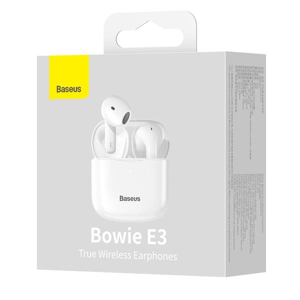 Baseus słuchawki Bluetooth TWS Bowie E3 białe-3013425