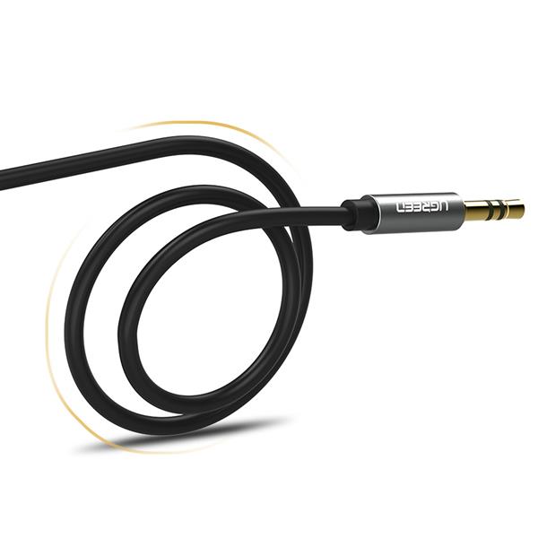 Ugreen kabel przewód audio AUX mini jack 3,5mm 1m czarny (AV119)-2964612