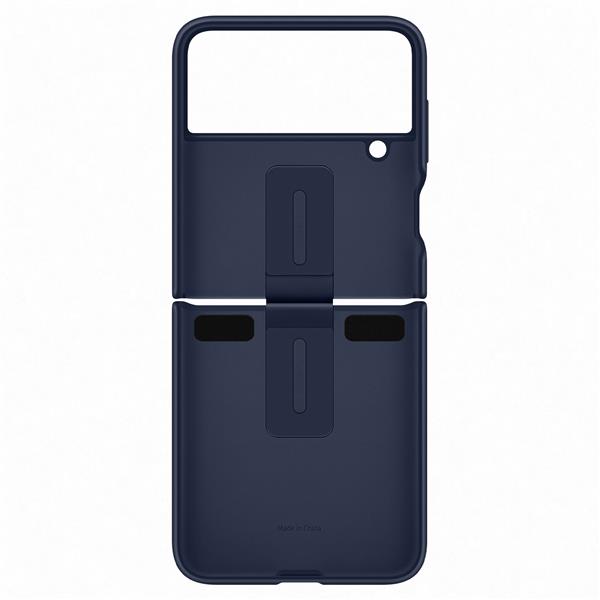 Samsung Ring Silicone Cover etui pokrowiec do Samsung Galaxy Z Flip4 obudowa z zawieszką granatowy (EF-PF721TNEGWW)-2419110
