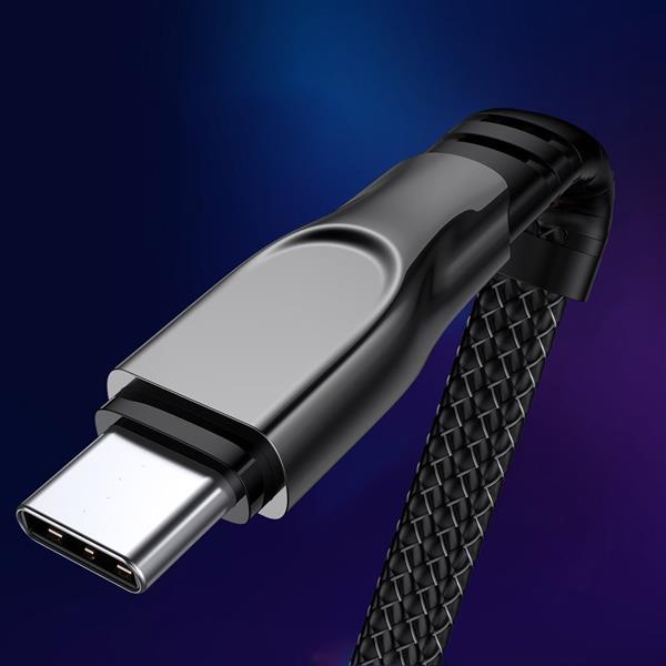 Joyroom 3w1 kabel USB - Lightning / micro USB / USB Typ C 3,5A 480 Mbps 1,3m czarny (S-1335K4)-2213905