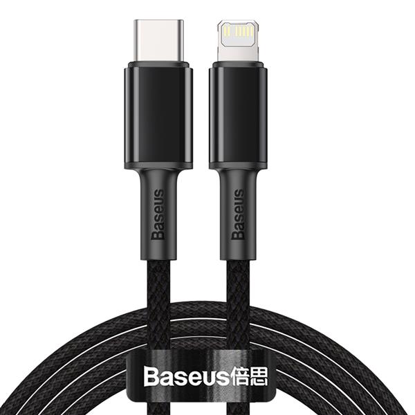 Baseus kabel High Density PD USB-C - Lightning 2,0 m czarny 20W-2090776