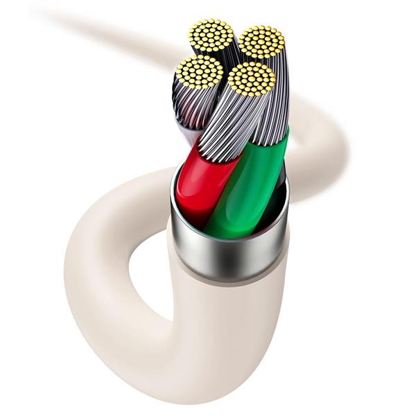 Baseus kabel Jelly Liquid USB - Lightning 1,2 m 2,4A różowy-3004881