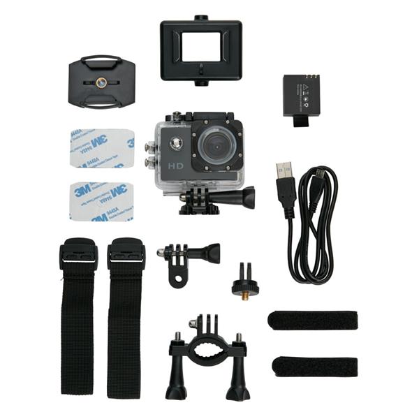 Kamera sportowa HD z 11 akcesoriami-1652840