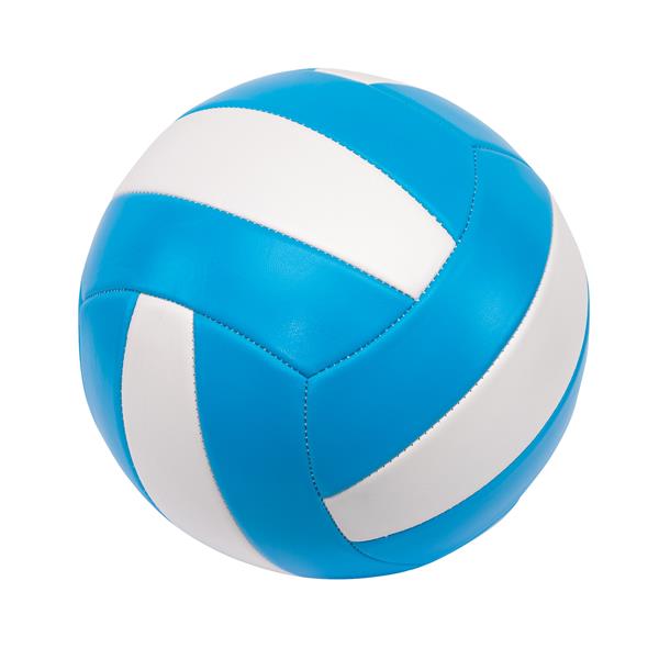 Piłka do siatkówki plażowej PLAY TIME, biały, jasnoniebieski-2305609
