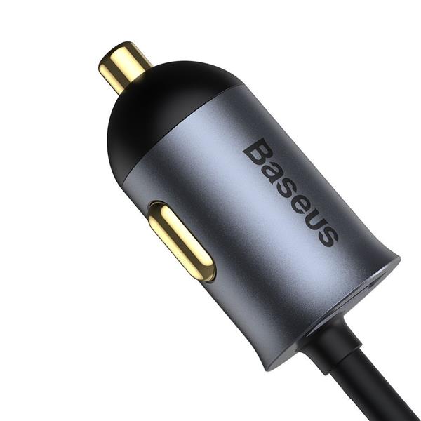 Baseus Share Together ładowarka samochodowa 3x USB / USB Typ C 120W PPS Quick Charge Power Delivery szary (CCBT-B0G)-2379701