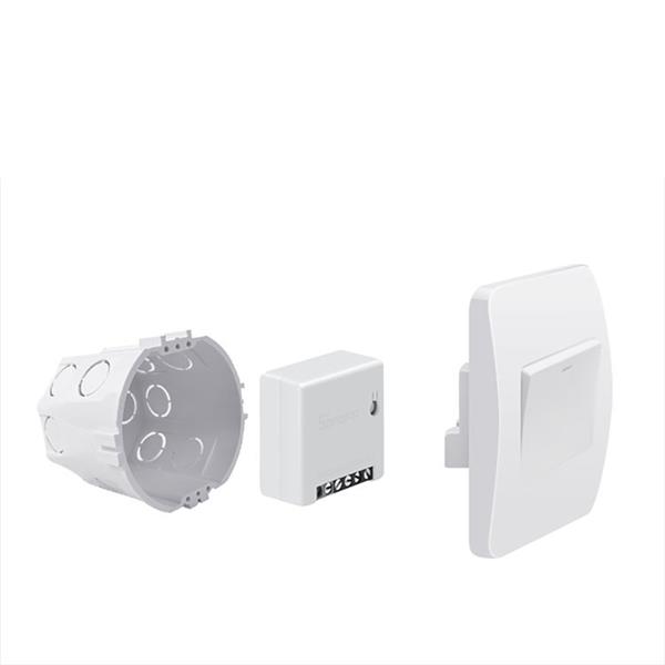 Sonoff MINI R2 WI-FI dopuszkowy przekaźnik przełącznik sterownik Wi-Fi do 10 A biały (M0802010010)-2187418
