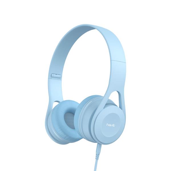 HAVIT słuchawki przewodowe H2262d nauszne niebieskie-3031475