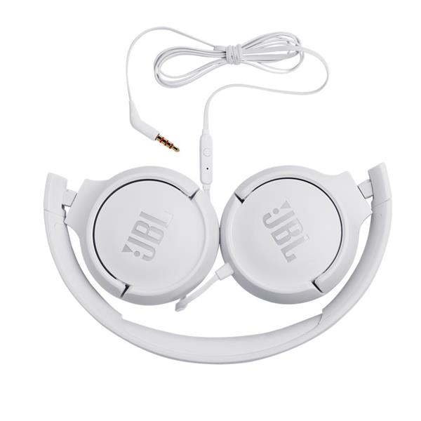 JBL słuchawki przewodowe nauszne T500 białe-1563048