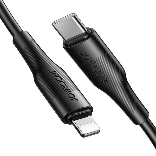 Joyroom kabel przewód USB Typ C - Lightning Power Delivery 20W 2,4A 0,25m czarny (S-02524M3 Black)-2213990
