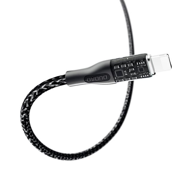 Kabel do szybkiego ładowania 30W 1m USB - Lightning Dudao L22L - szary-3111290