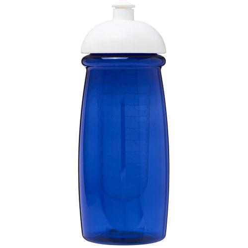 Bidon H2O Pulse® o pojemności 600 ml z wypukłym wieczkiem z możliwościąprzyrządzania wody smakowej-2316120