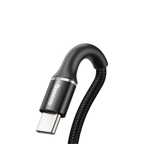 Baseus kabel Halo USB - USB-C 0,5 m 3A czarny-2112956
