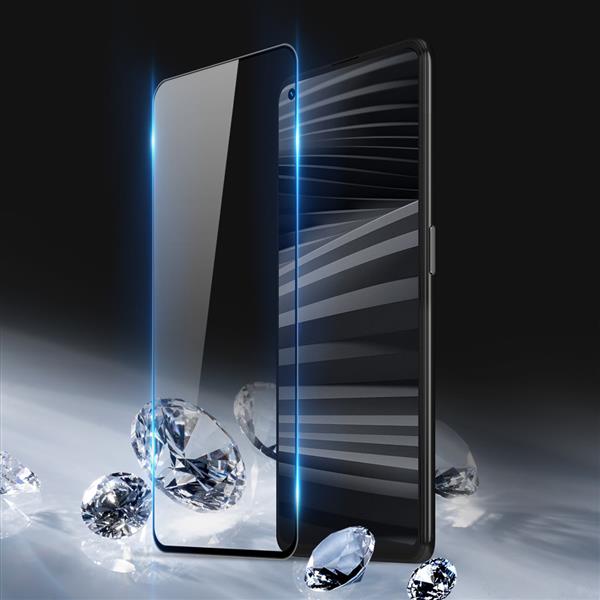 Dux Ducis 9D Tempered Glass wytrzymałe szkło hartowane 9H na cały ekran z ramką Realme GT2 czarny (case friendly)-2396437