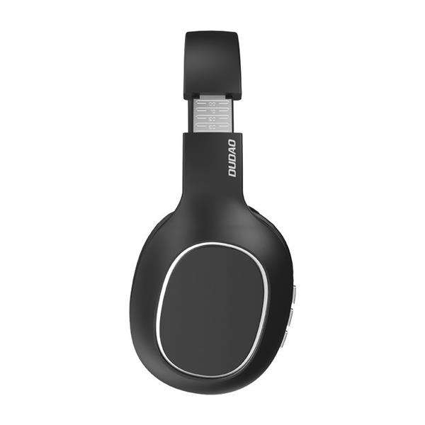 Dudao wielofunkcyjne bezprzewodowe nauszne słuchawki Bluetooth 5.0 czytnik kart micro SD radio FM czarny (X22Pro black)-2171534