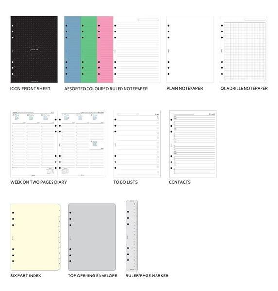 Organizer fILOFAX Domino Soft A5, jasnozielony-3040157
