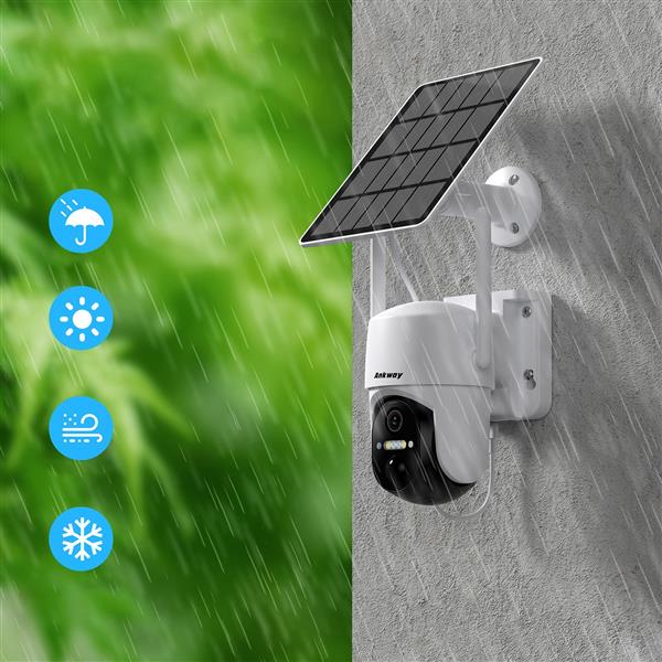 Choetech kamera WiFi z aplikacją sterującą Android/iOS + panel słoneczny 5W (ASC005)-2622955