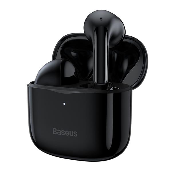 Baseus E3 bezprzewodowe słuchawki Bluetooth 5.0 TWS douszne wodoodporne IP64 czarny (NGTW080001)-2241019