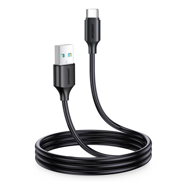 Joyroom kabel do ładowania / transmisji danych USB - USB Typ C 3A 1m czarny (S-UC027A9)-2428397