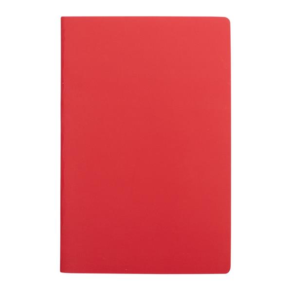 Notatnik 140x210/40k gładki Fundamental, czerwony-548754