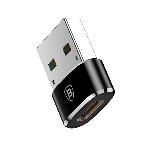 Baseus adapter przejściówka ze złącza USB Type-C na USB czarny (CAAOTG-01)-2138702