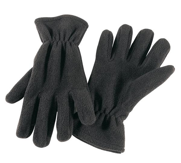 Rękawiczki z włókna polarowego ANTARTIC, czarny-2305901