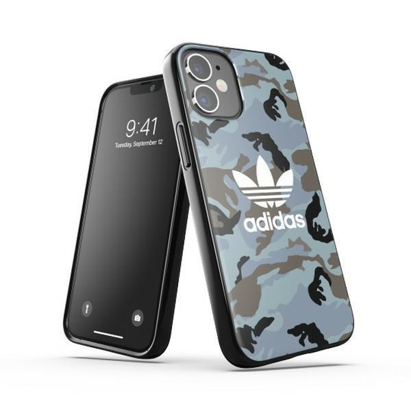 Etui Adidas OR SnapCase Camo na iPhone 12 mini niebiesko/czarny 43701-2284564