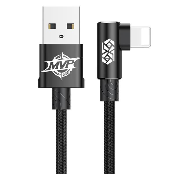 Baseus kabel MVP Elbow USB - Lightning 1,0 m 2A czarny-2105828