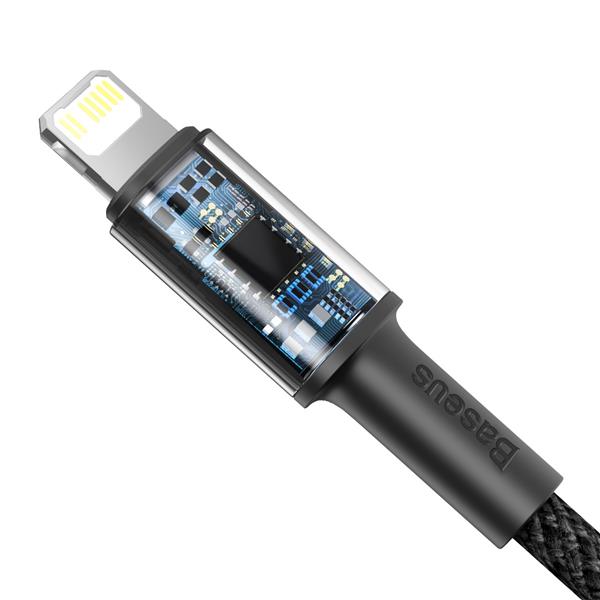 Baseus kabel High Density PD USB-C - Lightning 1,0 m czarny 20W-2066505