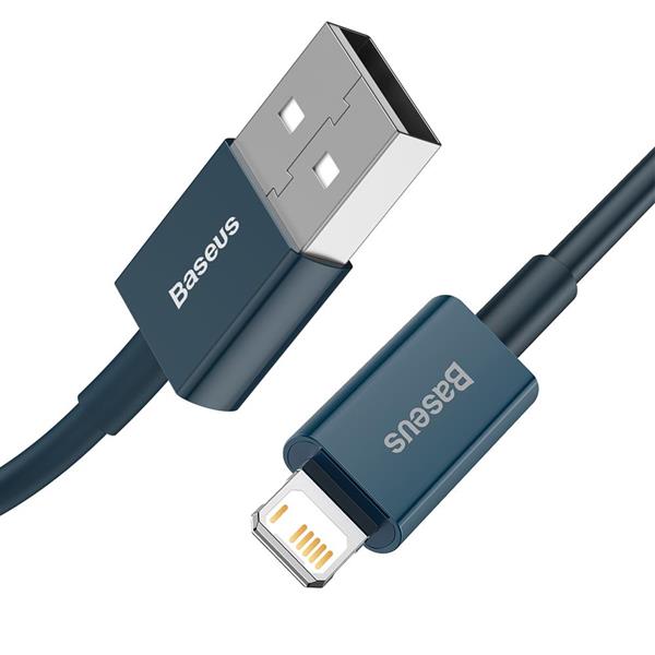 Baseus kabel Superior USB - Lightning 1,0 m 2,4A niebieski-3029695