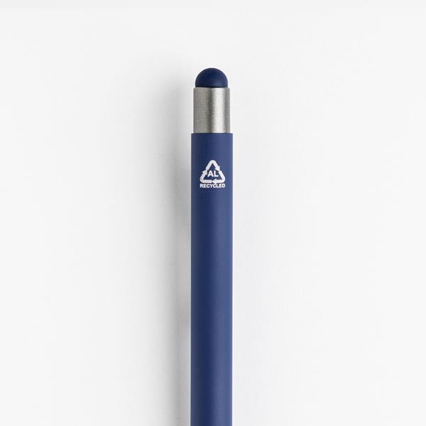 Aluminiowy długopis z recyklingu z funkcją touch-2984296