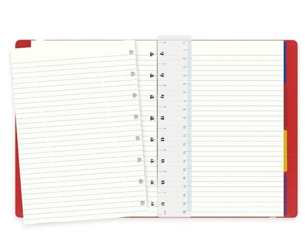 Notebook fILOFAX CLASSIC A5 blok w linie, czerwony-3039812