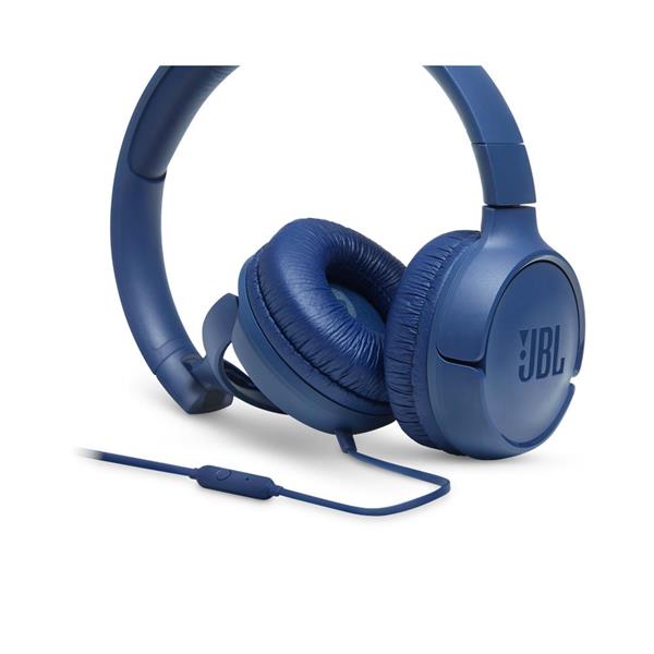 JBL słuchawki przewodowe nauszne T500 niebieske-1577584