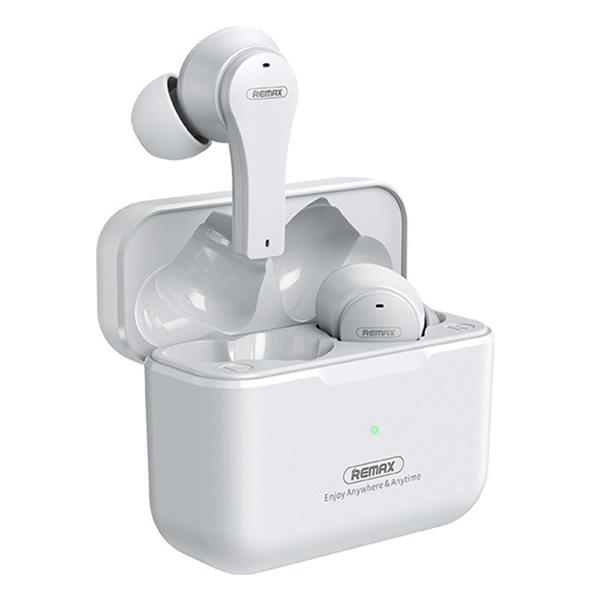 Remax bezprzewodowe słuchawki Bluetooth TWS IPX4 wodoodporne biały (TWS-27 white)-2181774