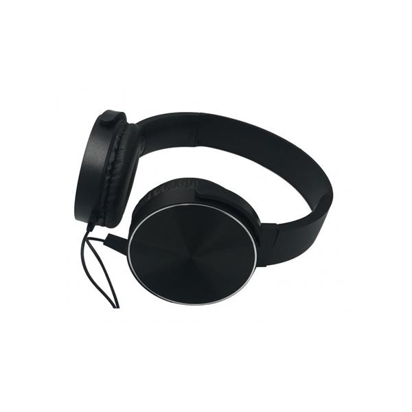 Rebeltec słuchawki przewodowe Montana nauszne stereo z mikrofonem czarne-2066106