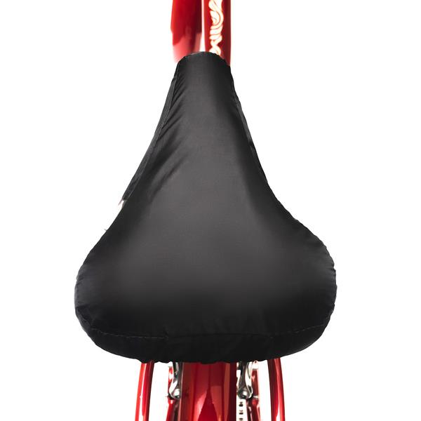 Pokrowiec z RPET na siodełko rowerowe, czarny-2015062