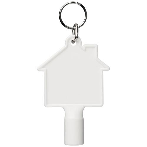Klucz do skrzynki licznika w kształcie domku Maximilian z brelokiem-2317688