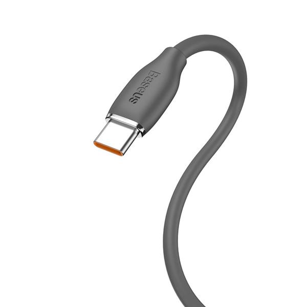 Baseus kabel Jelly Liquid USB - USB-C 1,2 m czarny 100W-2997203