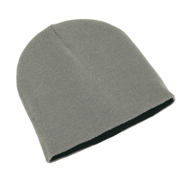 Dwustronna czapka NORDIC, czarny, srebrny-2305909