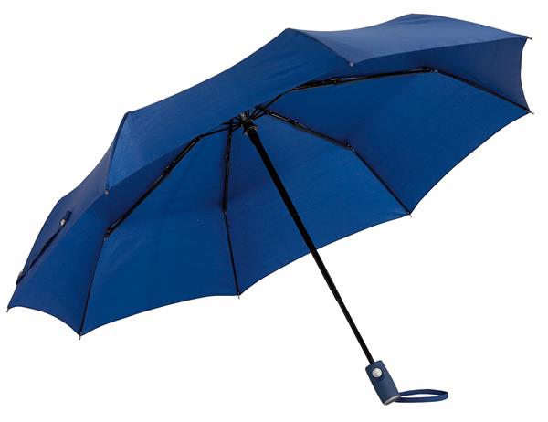 Automatyczny, wiatroodporny, składany parasol ORIANA, granatowy-2302972