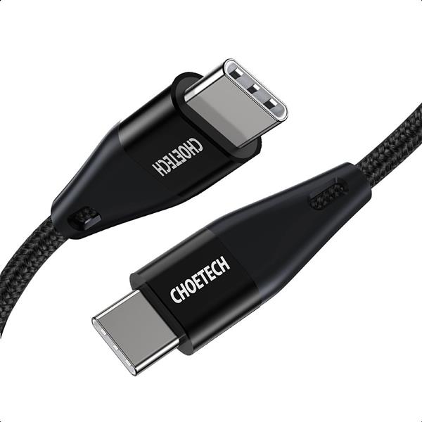 Choetech kabel przewód USB Typ C - USB Typ C Power Delivery 60W 3A 1,2m czarny (XCC-1003)-2218409