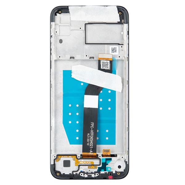 LCD + Panel Dotykowy Motorola Moto G8 Power Lite XT2055 XT2055-2 5D68C16532 5D68C18031 czarny z ramką oryginał-3034368