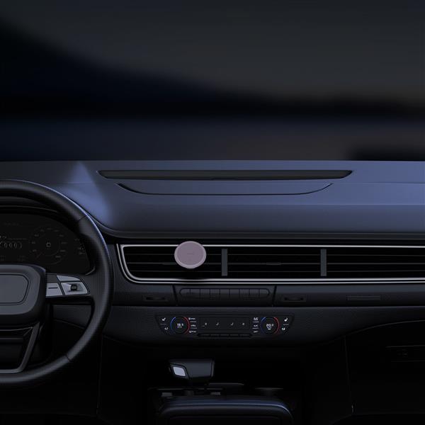 Baseus C01 samochodowy uchwyt magnetyczny do smartfona na kratkę wentylacyjną fioletowy (SUCC000105)-2409116