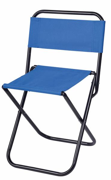 Składane krzesło kempingowe TAKEOUT, niebieski-2305510
